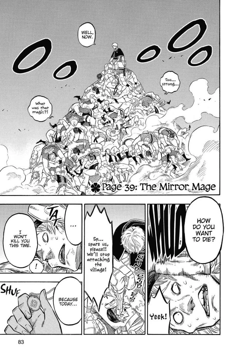Black Clover Chapter 39 Page 1