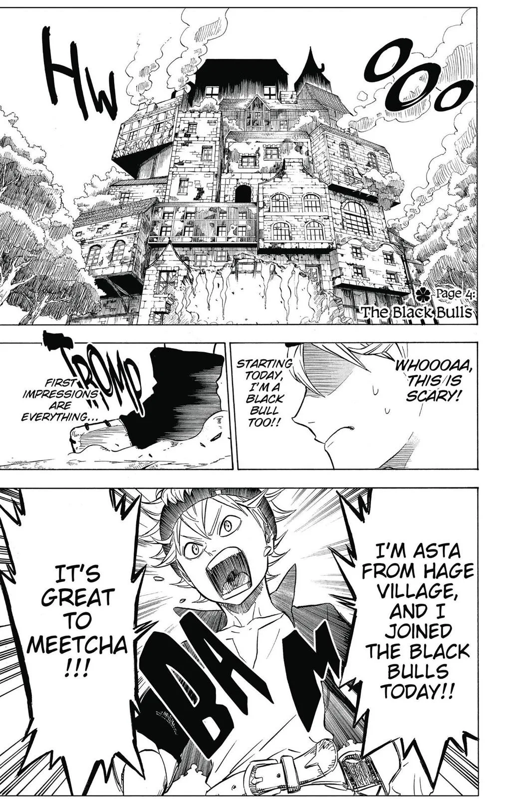 Black Clover Chapter 4 Page 1