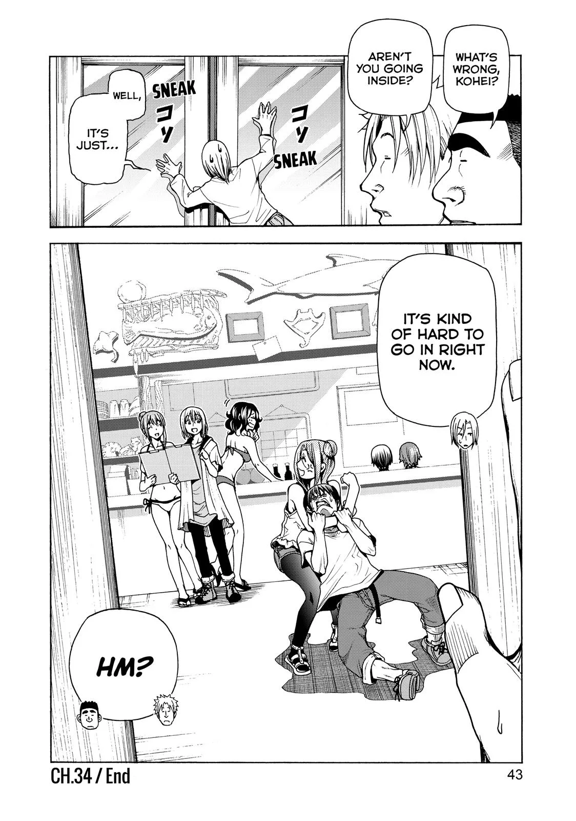Grand Blue Dreaming Chapter 34 Page 44