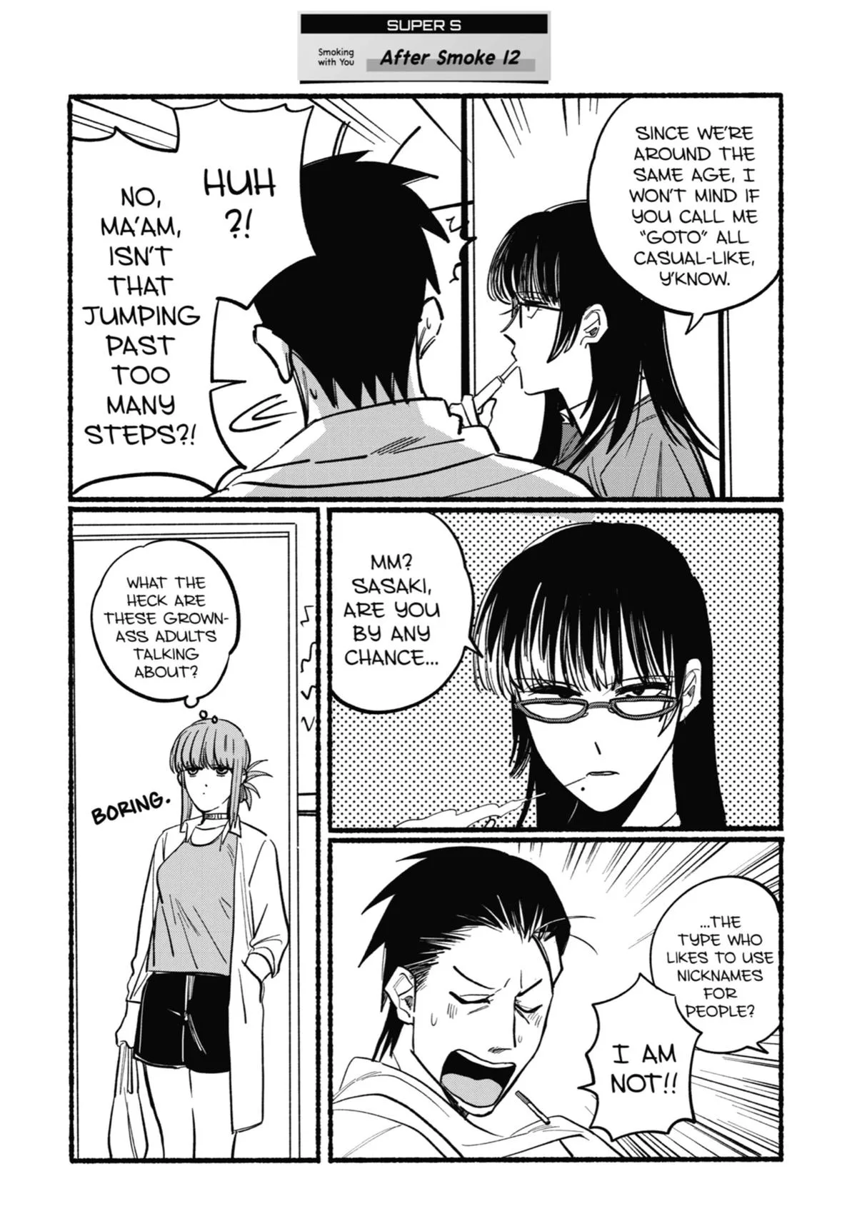 Smoking Behind the Supermarket with You Chapter 12 Page 14