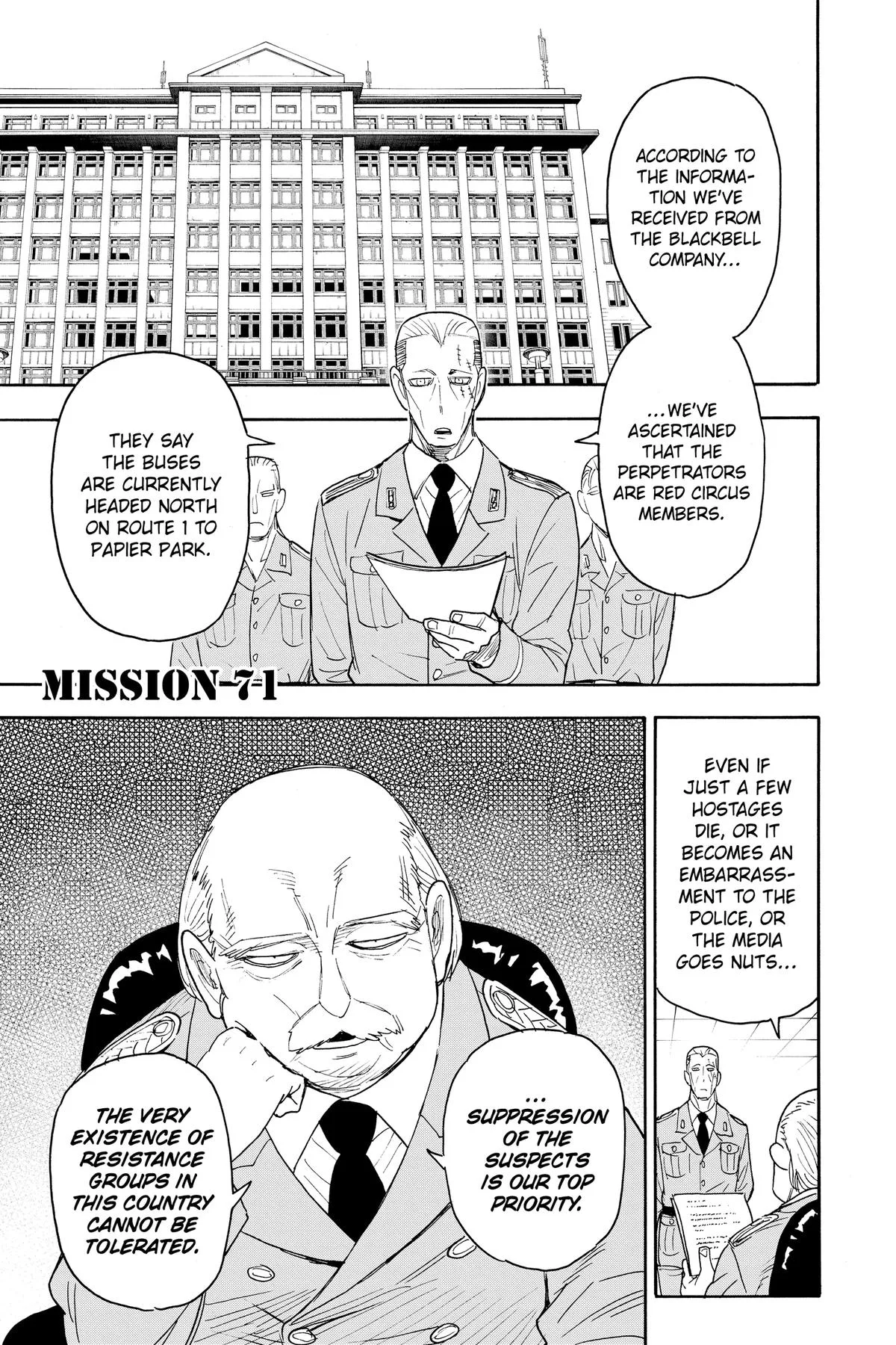 Spy x Family Chapter 71 Page 1